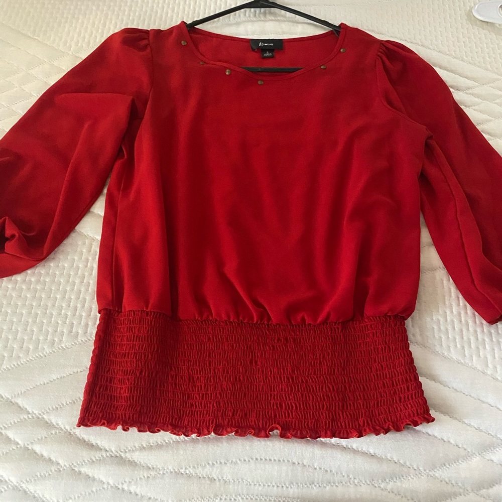 Red size small shirt